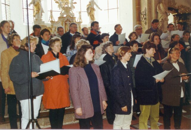 CD-Aufnahme in der Klosterkirche Kastl