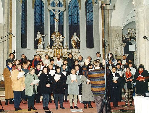 CD-Aufnahme in der Klosterkirche Kastl