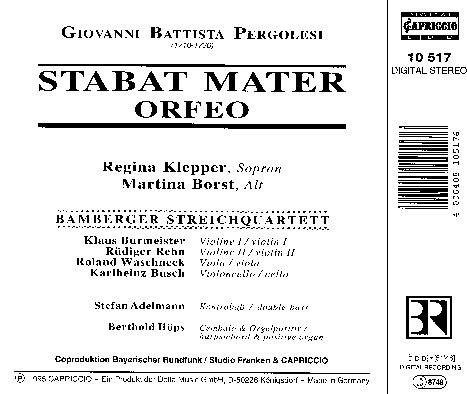 (p) 1995 - Berthold H&ouml;ps am Cembalo und an der Orgel