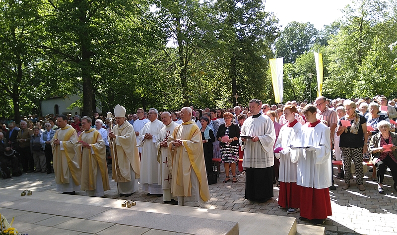 Auszug vom Pontifikalgottesdienst
