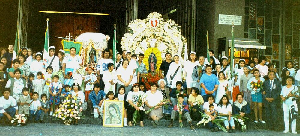 Mexican pilgrims - click to go back