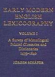 Early Modern English Lexicography