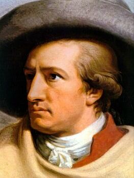 Wilhelm Tischbein: »Goethe in der Campagna« (1786-88) [seitenverkehrt]