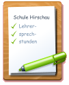 Schule Hirschau Lehrer- sprech- stunden
